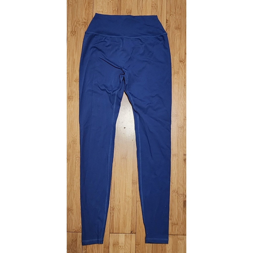 Alphalete Amplify Seamless Leggings Womens XS Navy Blue High Rise Yoga Workout